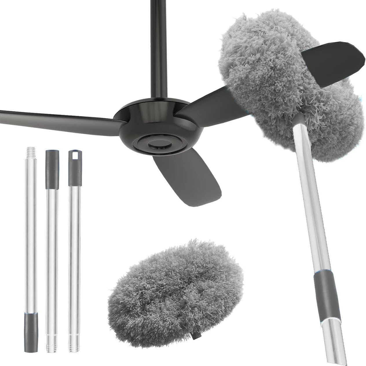 Home & Hearts: 3-in-1 Ceiling Fan Cleaner & Multi-Purpose Duster